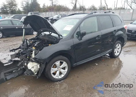 2014 Subaru Forester 2.5I Premium from USA, damaged, VIN JF2SJAECXEH551058